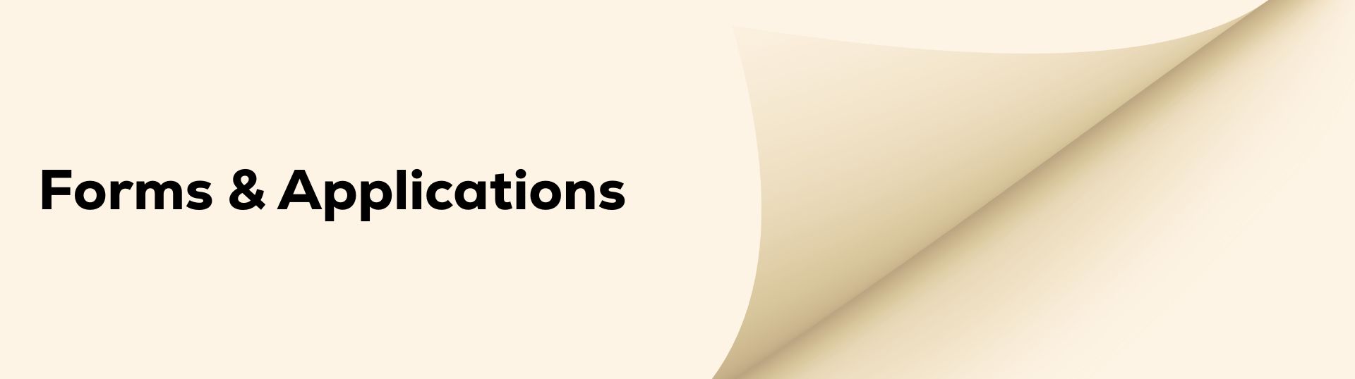 forms and applications web banner