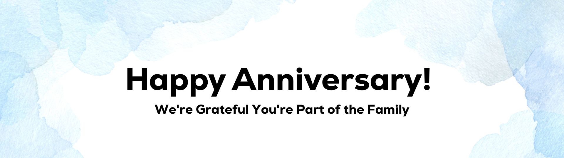 Membership anniversary banner