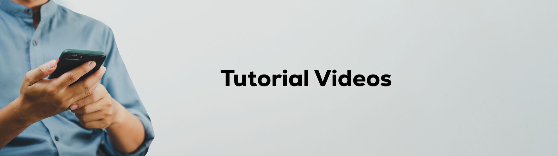 Tutorial Videos web banner