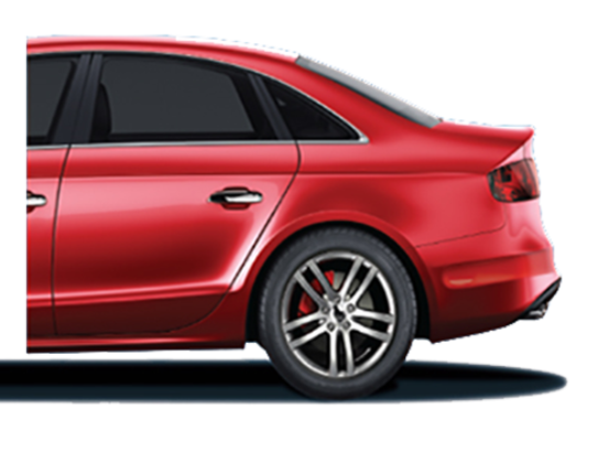 Lease Plus - image of back of car