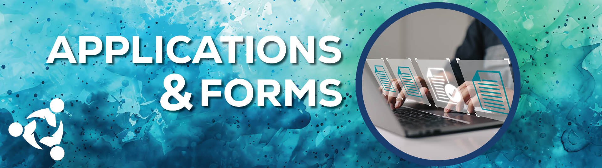 App & Forms web page banner