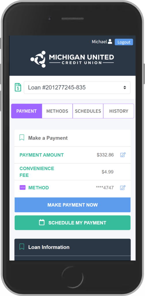 Message pay - Make a payment now image