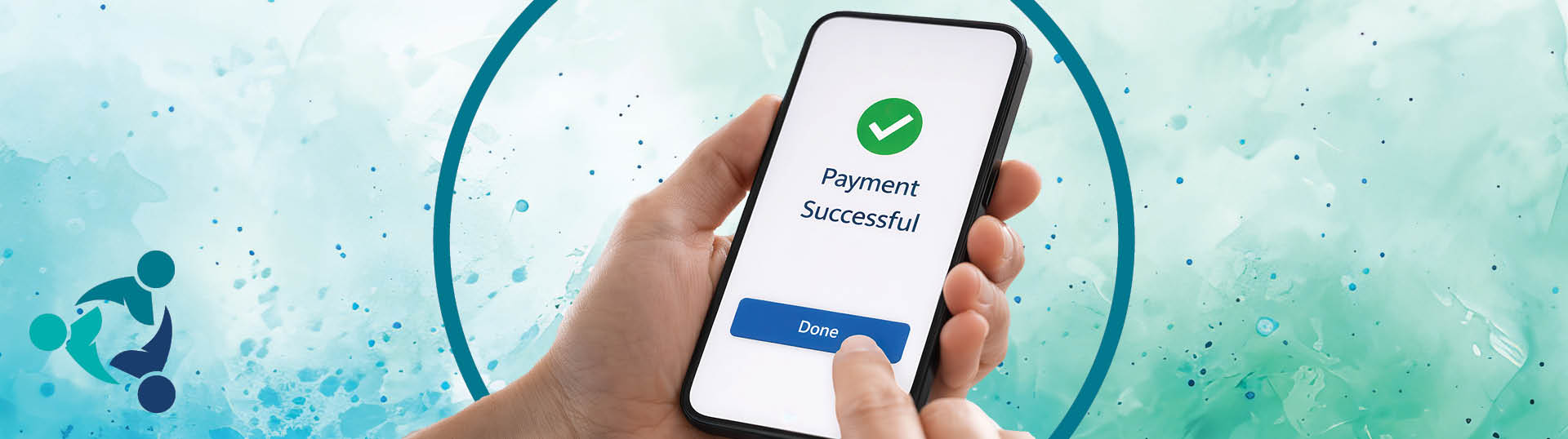 Member using Message Pay to make a loan payment from a smartphone.